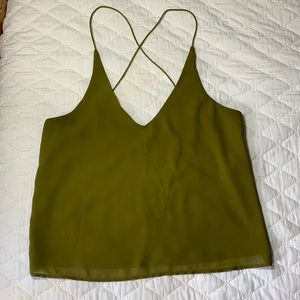 Tobi open back crop top